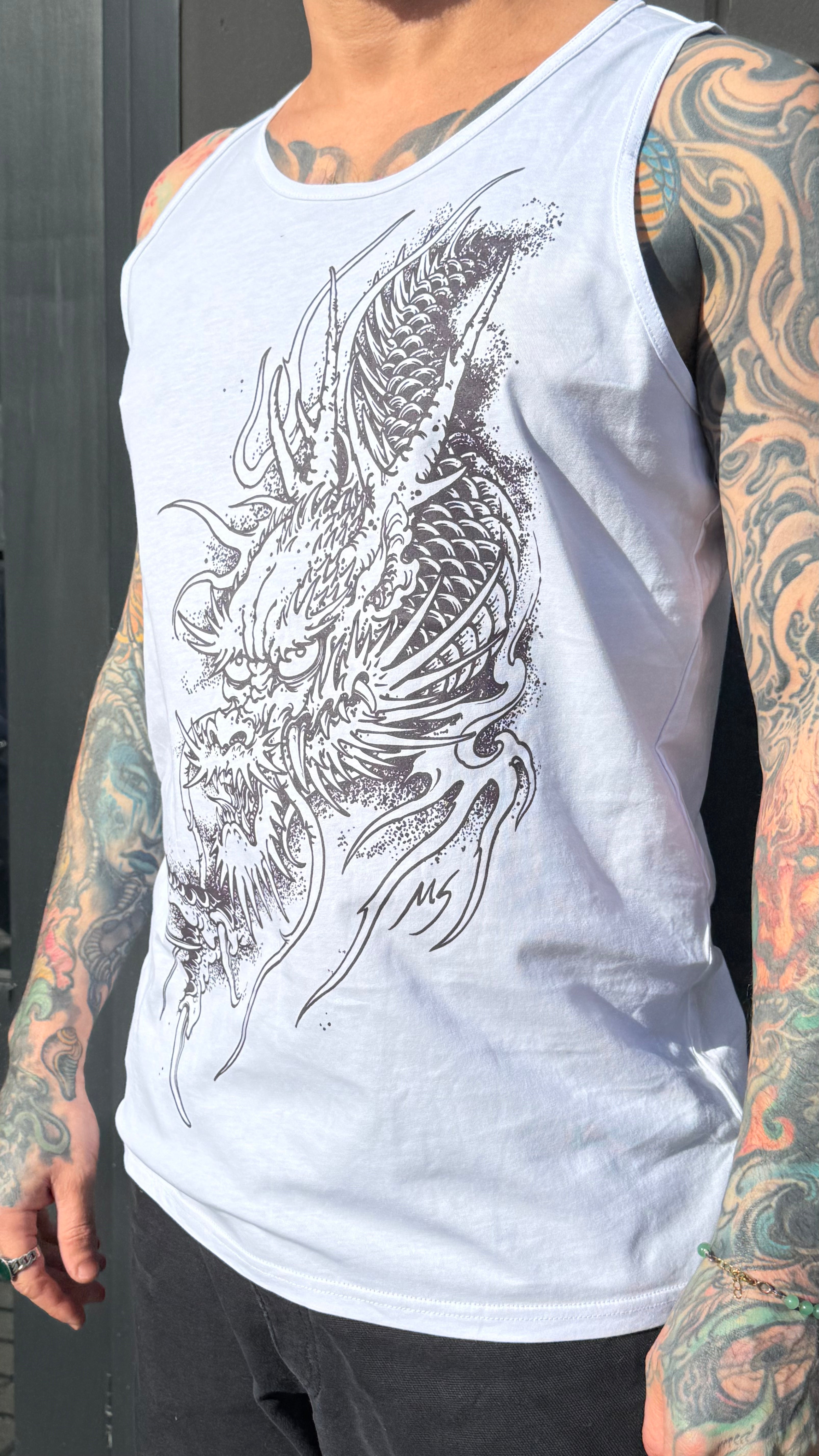 dragon from the sky tanktop